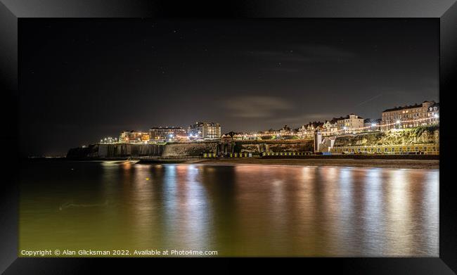 Broadstairs sea front  Framed Print by Alan Glicksman