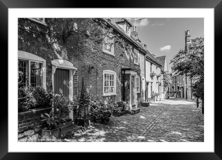 St Mary's Square, Aylesbury, Buckinghamshire, England Framed Mounted Print by Kevin Hellon