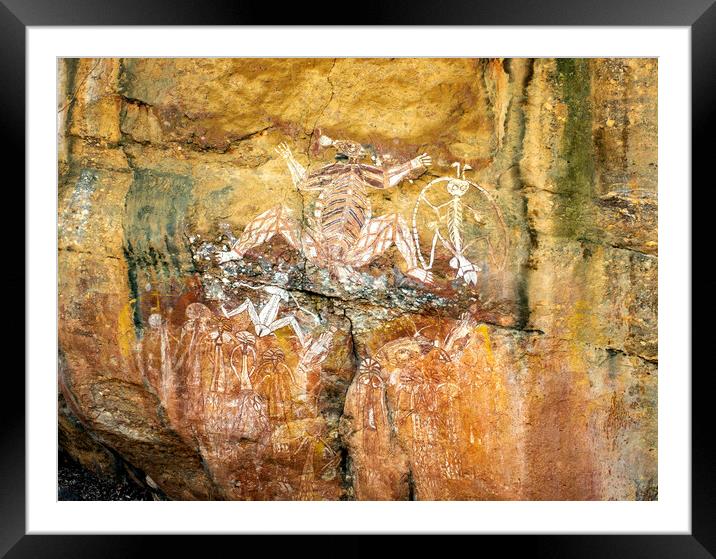 Kakadu Nourlangia Anbangbang Gallery Framed Mounted Print by Antonio Ribeiro