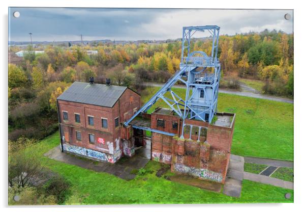 Barnsley Main Colliery Acrylic by Apollo Aerial Photography