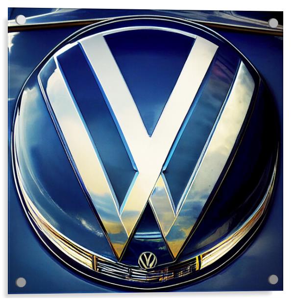 VW Badge Acrylic by Picture Wizard