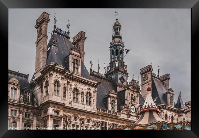 Town hall esplanade, paris, france Framed Print by Daniel Ferreira-Leite