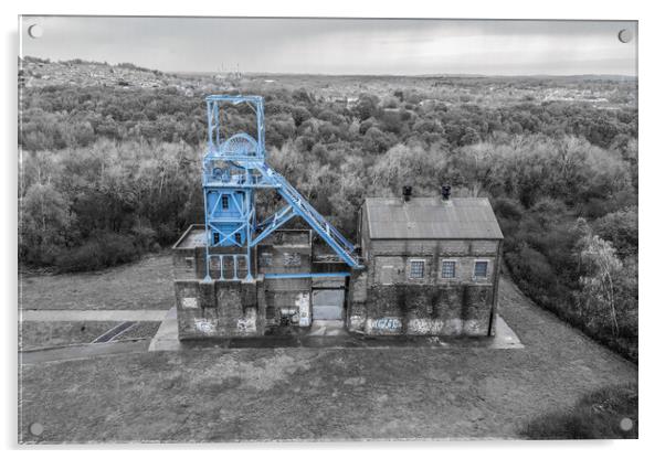 Barnsley Main Colliery Acrylic by Apollo Aerial Photography