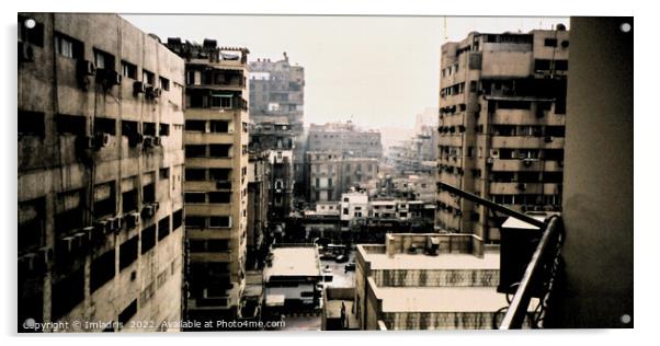 Cairo Downtown Tower Blocks, Egypt Acrylic by Imladris 