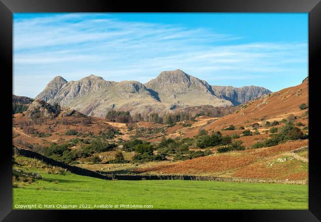 The Langdale Pikes, Cumbria Framed Print by Photimageon UK