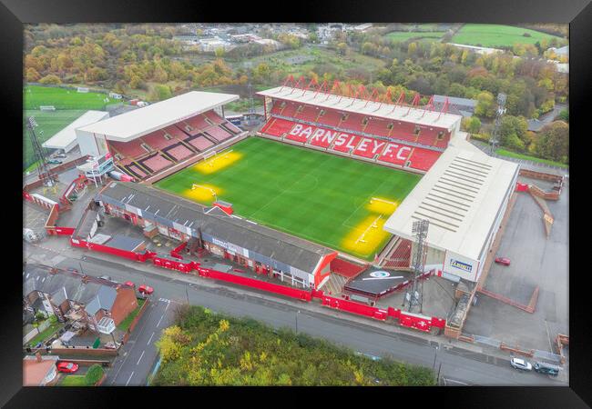 Oakwell From The Air Framed Print by Apollo Aerial Photography