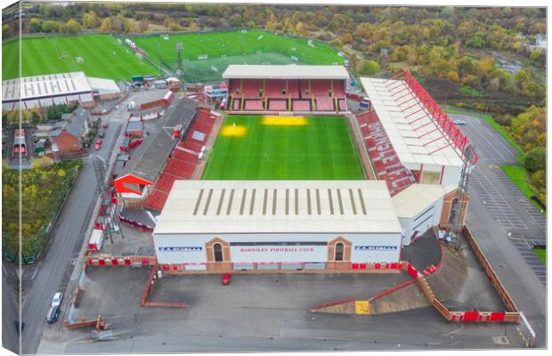 Oakwell From The Air Canvas Print by Apollo Aerial Photography