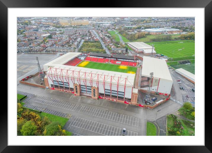 Oakwell From The Air Framed Mounted Print by Apollo Aerial Photography