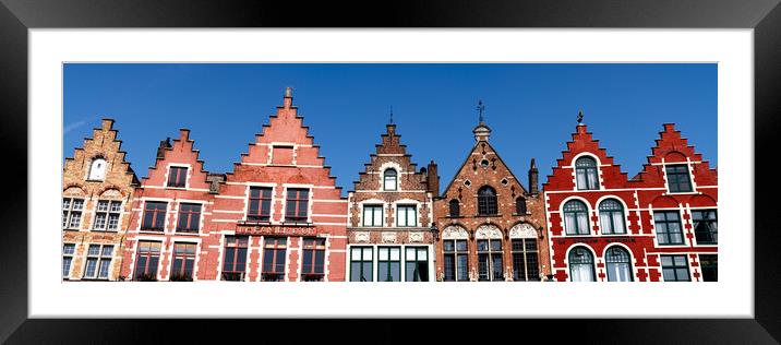 Bruges Architecture Europe Framed Mounted Print by Sonny Ryse