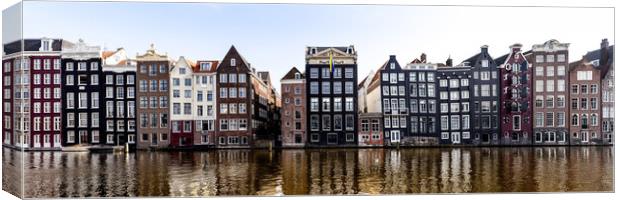 Dancing houses amsterdam natherlands Canvas Print by Sonny Ryse