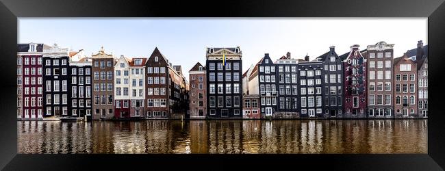 Dancing houses amsterdam natherlands Framed Print by Sonny Ryse