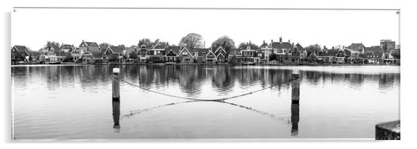 Holland Houses Netherlands Black and white Acrylic by Sonny Ryse