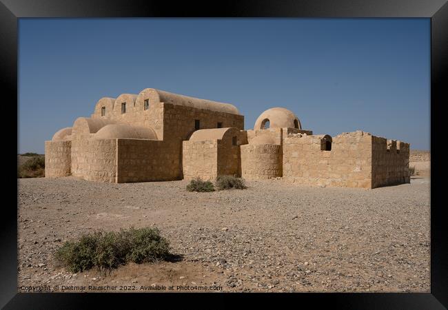 Quasayr Amra Desert Castle in Jordan  Framed Print by Dietmar Rauscher