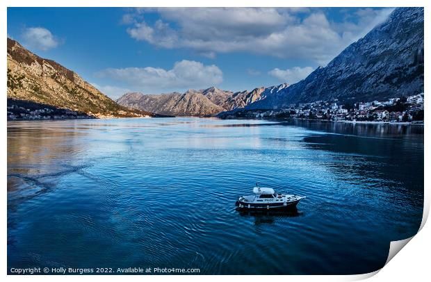 Kotor: Montenegro's Coastal Gem Print by Holly Burgess