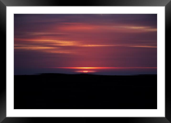 sunrise Framed Mounted Print by Northeast Images