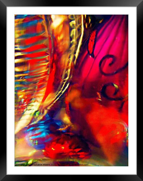 Abstract 481 Framed Mounted Print by Stephanie Moore