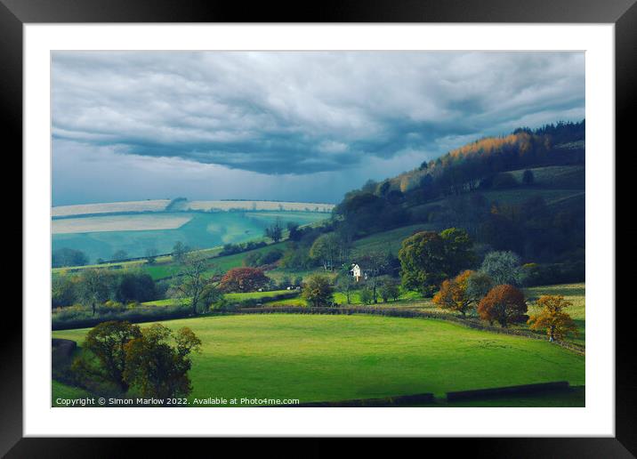 Misty Morning Magic Framed Mounted Print by Simon Marlow