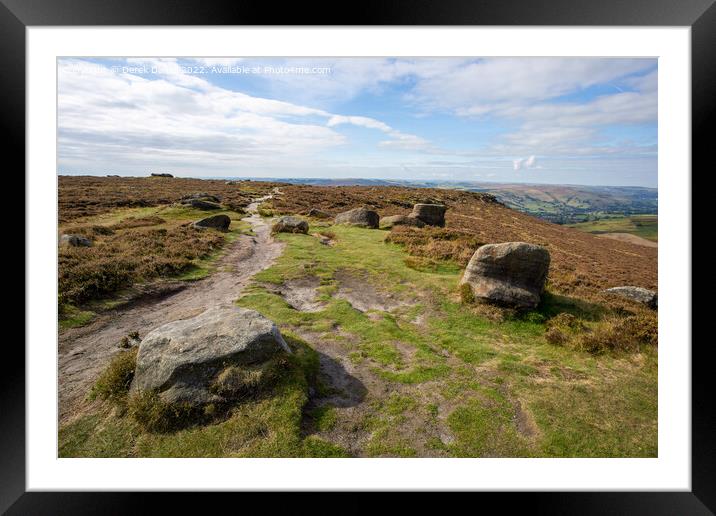 Stunning Beauty of Higger Tor Framed Mounted Print by Derek Daniel