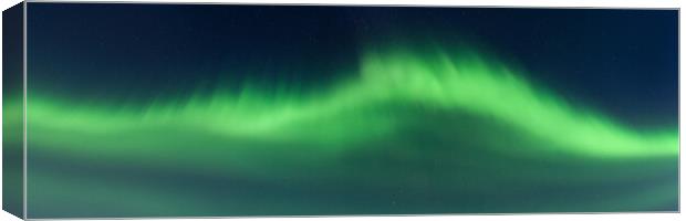 Aurora Borealis Northern Lights Night sky Canvas Print by Sonny Ryse