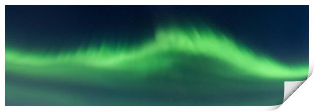 Aurora Borealis Northern Lights Night sky Print by Sonny Ryse