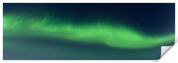 Aurora Borealis Northern Lights Night sky Print by Sonny Ryse