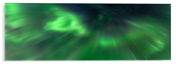 Aurora Borealis Northern Lights night sky Acrylic by Sonny Ryse