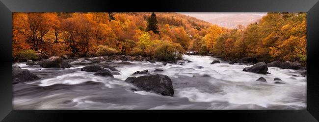 Espedalsana River Autumn rapids Rogaland Norway Framed Print by Sonny Ryse