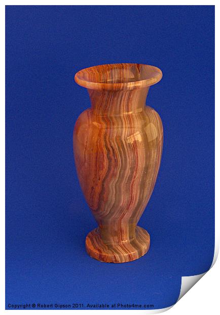 Onyx Vase Print by Robert Gipson