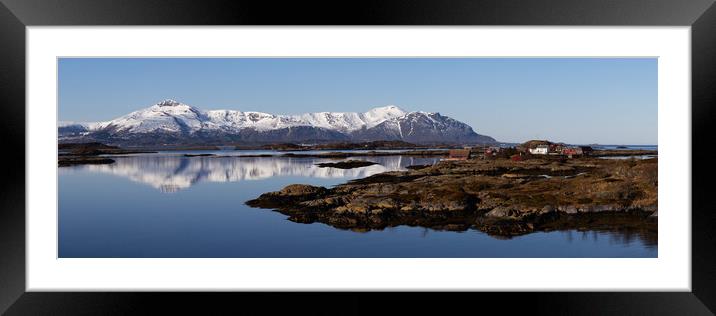 Haholmen Islet Fishing Village Atlanterhavsvegen Norway Framed Mounted Print by Sonny Ryse