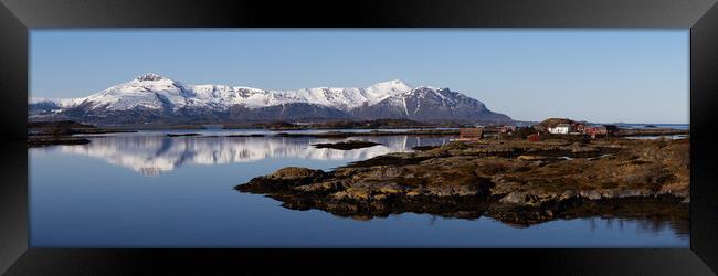 Haholmen Islet Fishing Village Atlanterhavsvegen Norway Framed Print by Sonny Ryse