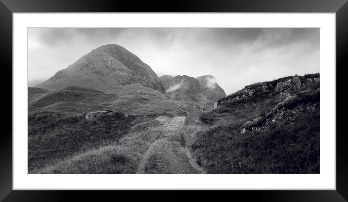 Into the Highlands Framed Mounted Print by Anthony McGeever