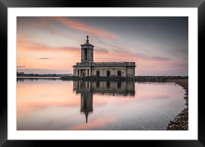 Normanton Church sunset Framed Mounted Print by Jason Thompson