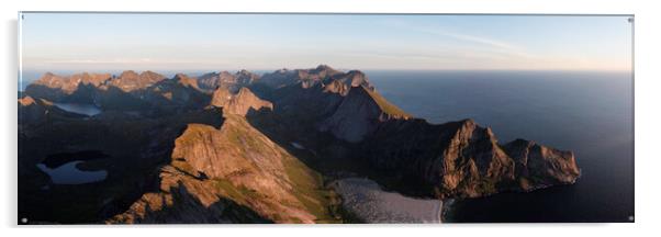 Horseid Beach Moskenesoya Lofoten Islands Acrylic by Sonny Ryse