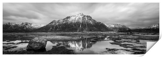 Kangerurtinden mountain Stamsund Vestvagoya Norway Print by Sonny Ryse