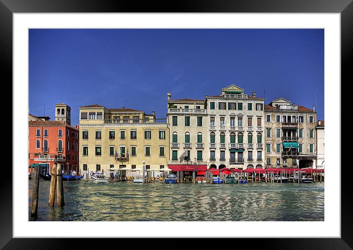 Across the Grand Canal Framed Mounted Print by Tom Gomez