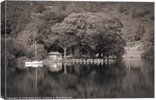 Coniston Water Canvas Print by Chris Rose