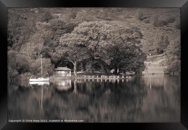 Coniston Water Framed Print by Chris Rose