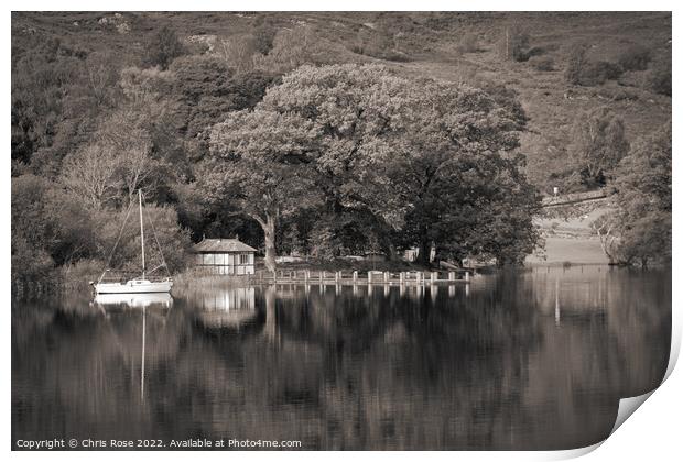 Coniston Water Print by Chris Rose