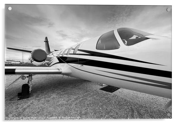 Cessna 500 Citation  Acrylic by David Pyatt