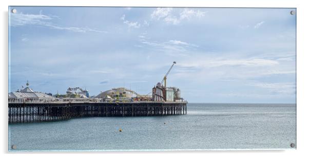 Brighton Seafront pier Acrylic by kathy white