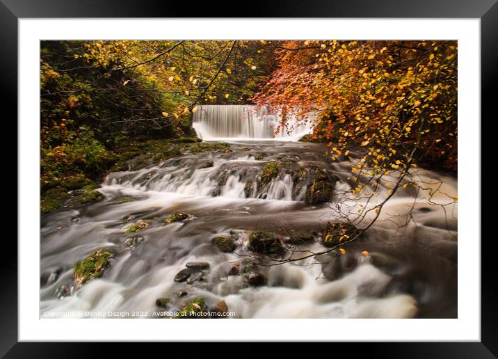 River Brathy, on the way to Stockghyll force Framed Mounted Print by Denley Dezign
