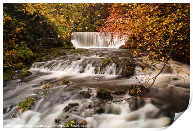 River Brathy, on the way to Stockghyll force Print by Denley Dezign