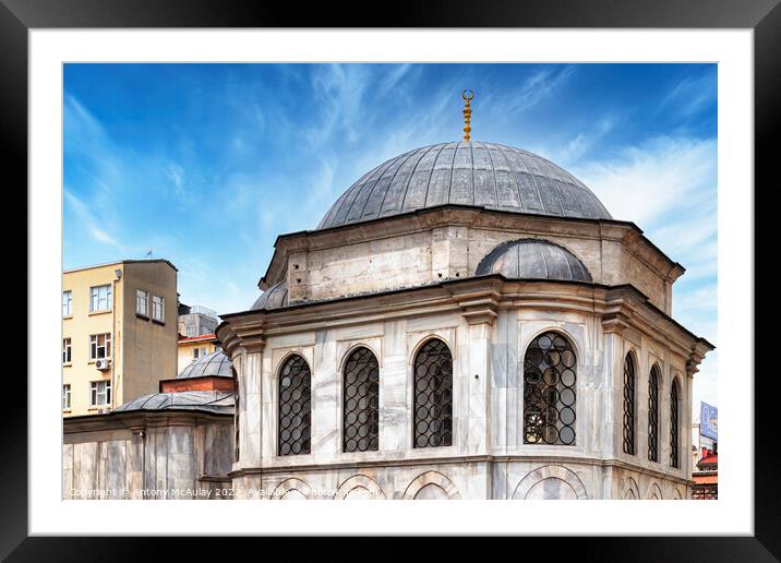 Istanbul Sultan Abdulhamid I Tomb Framed Mounted Print by Antony McAulay
