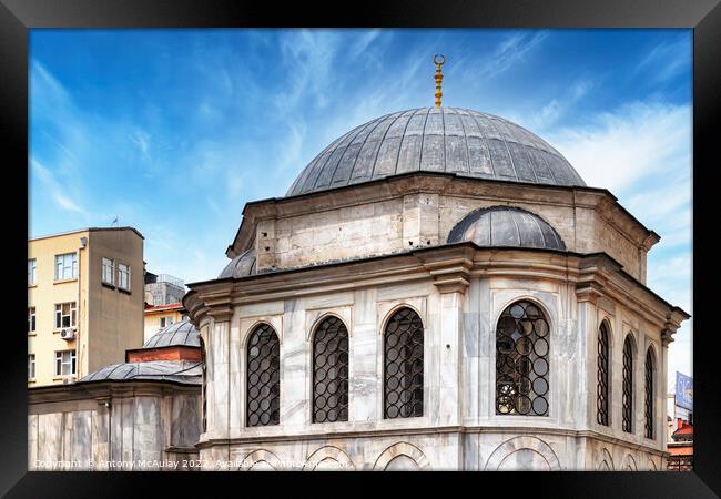 Istanbul Sultan Abdulhamid I Tomb Framed Print by Antony McAulay