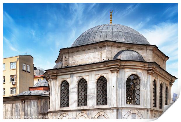 Istanbul Sultan Abdulhamid I Tomb Print by Antony McAulay