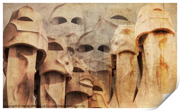 Casa Mila Print by Martin Williams