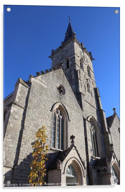 St. Martins Church, Lede, Belgium Acrylic by Imladris 