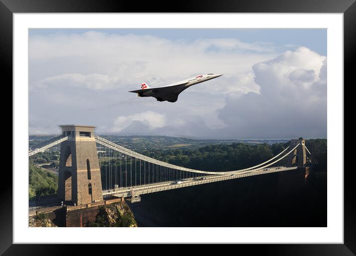 Concorde Finale Framed Mounted Print by J Biggadike