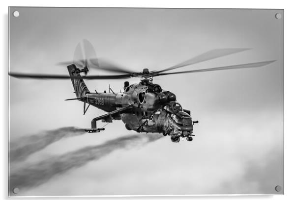 Mil Mi-24 Hind Czech Air Force Acrylic by J Biggadike