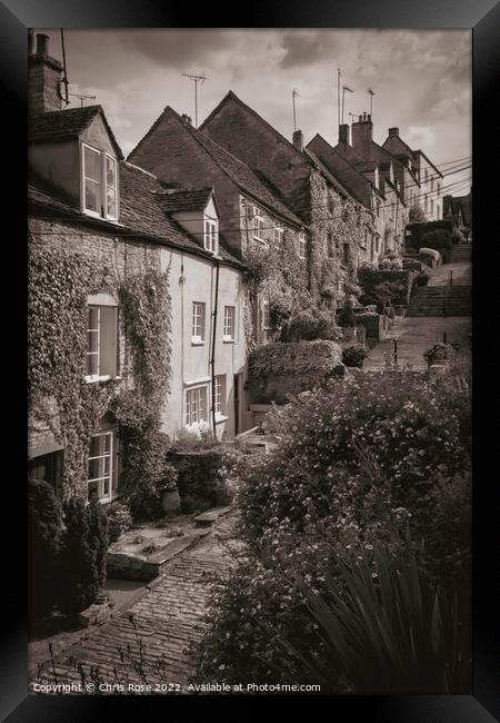 Tetbury, The Chipping Steps Framed Print by Chris Rose
